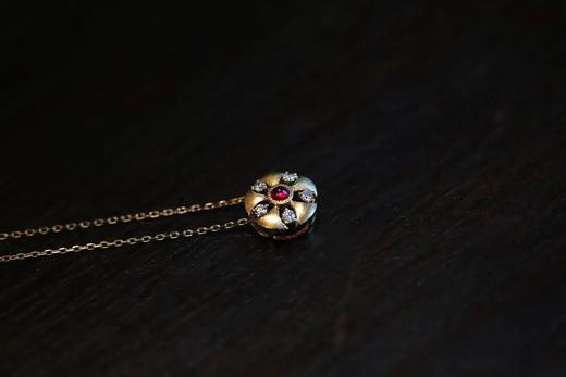 春天花会开，素面红宝石锁骨链 商品图2