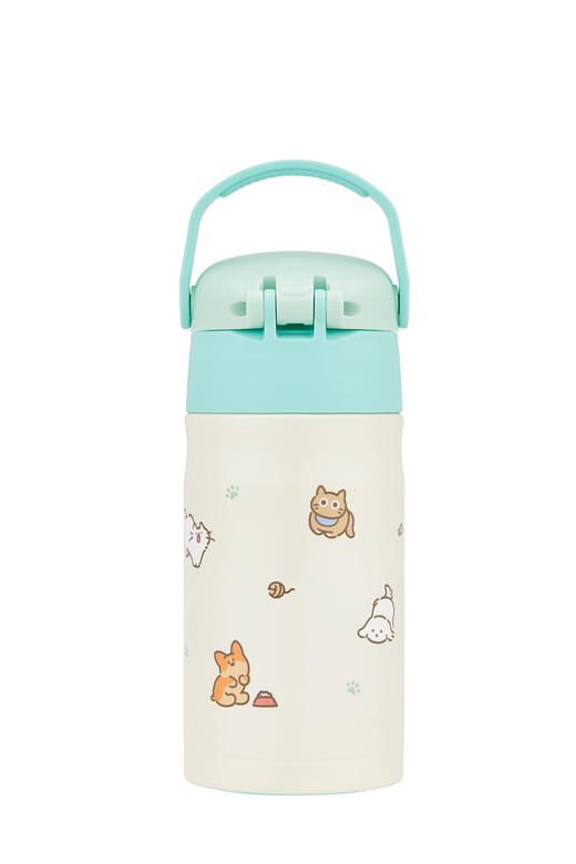 膳魔师萌宠系列350ML吸管保温杯TCKL-350FS-GG-PET 商品图1