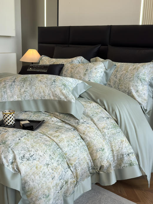 【线下门店轻奢高品质款】「超柔加厚磨毛 铂金艾阳绒」升温➕8°抑菌艾能纤维磨毛四件套 商品图1