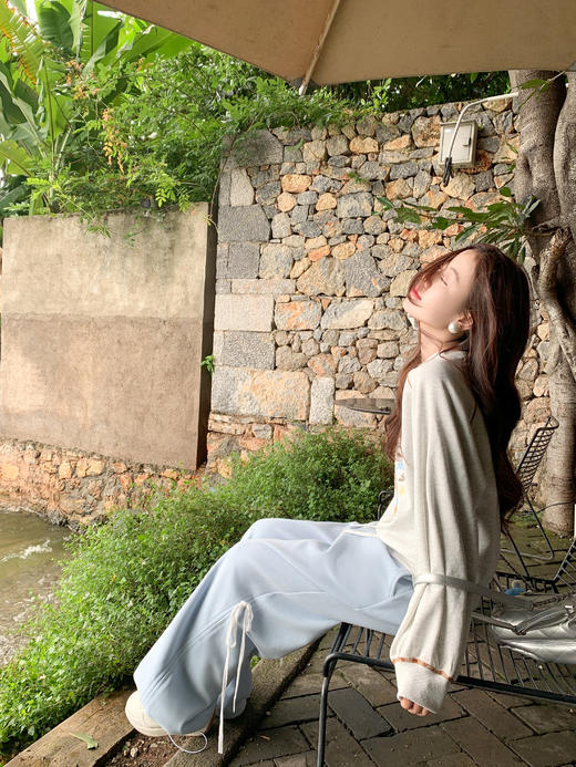 <曾小咸推荐>现货秒杀！微信超特价！宽松直筒休闲束脚长裤 日常179.99 立减90 秒杀89.99！ 商品图6