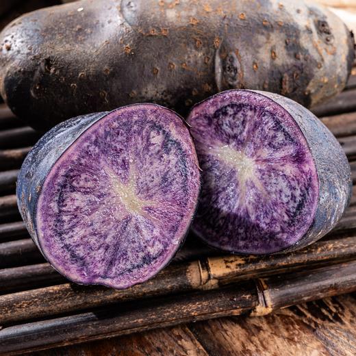 【炫彩双姝土豆双拼（黑金刚＋红美人）】微甜清香，鲜艳百搭 商品图5