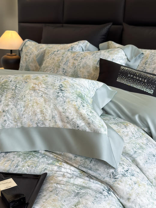 【线下门店轻奢高品质款】「超柔加厚磨毛 铂金艾阳绒」升温➕8°抑菌艾能纤维磨毛四件套 商品图3