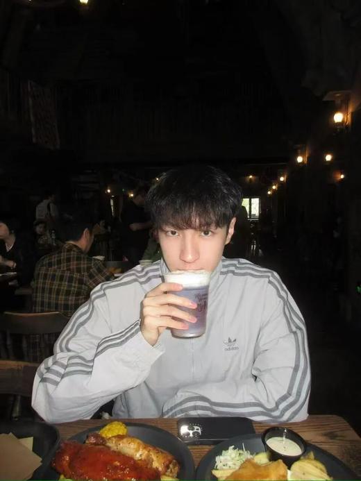 三YE草经典时尚三条杠梭织立领运动夹克外套 商品图2