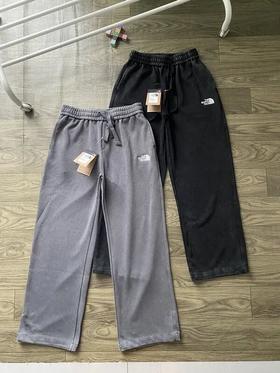 北面宽松廓形休闲针织长裤