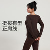 【限时秒】YOGACODE【火树银花系列】大码裸感v领宽松休闲运动罩衫普拉提显瘦上衣DWT225663 商品缩略图2