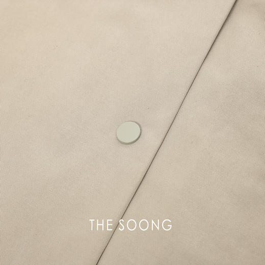 THESOONG|"灰调时刻"90白鹅绒可拆卸连帽松弛保暖羽绒服女HLYRF7820 商品图4