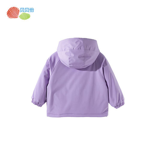 贝贝怡秋冬新款女童棉服中大童连帽防风保暖软壳棉服ZB4ES040 商品图8