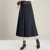 PH-1796羊毛呢半身裙女2025新款秋冬季大摆裙高腰显瘦a字裙显瘦伞裙 商品缩略图2