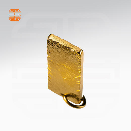 玺匠金铺《足金问道》足金9999 升运来钱平安黄金吊坠项链礼物 商品图4