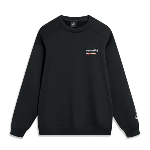 李宁男子韦德标语保暖卫衣AWDU001-1 商品图2