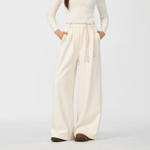 舒适宽松抽绳垂感阔腿裤纪念日百货门店同款166543611 商品图1