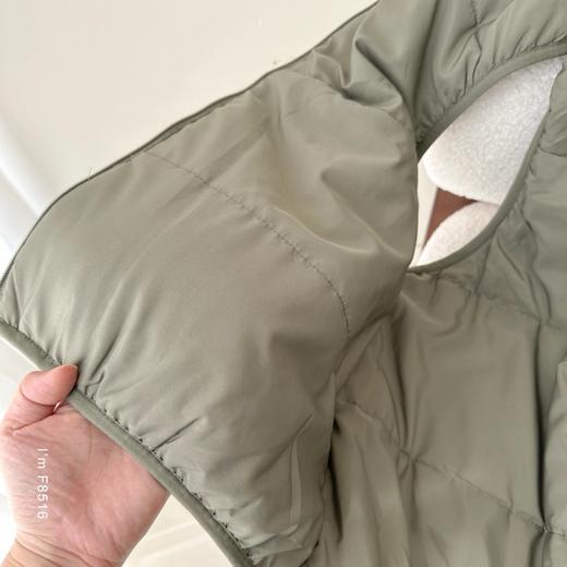 老米优品🎈3-5天发！内夹100%羊毛《轻量化羊毛水波纹立领男士云绒暖马甲 》专为20℃温差场景设计，轻量保暖！WT251018A 商品图6