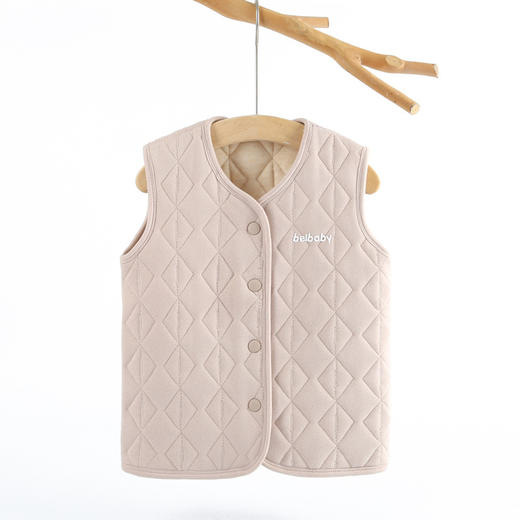 【新升级一代！600克加厚款！蚕丝&羊毛！】儿童羊毛马甲 男童德绒保暖加厚宝宝坎肩 女童加厚夹棉背 心护肚马夹 商品图3