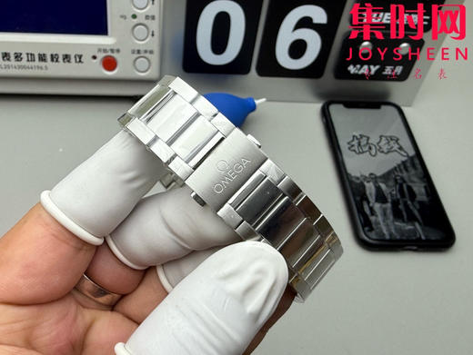 欧米茄VS海马150米系列 柚木蓝 6点位日历 Aqua Terra 150米腕表 8900一体机 男士腕表 表径41mm 商品图7