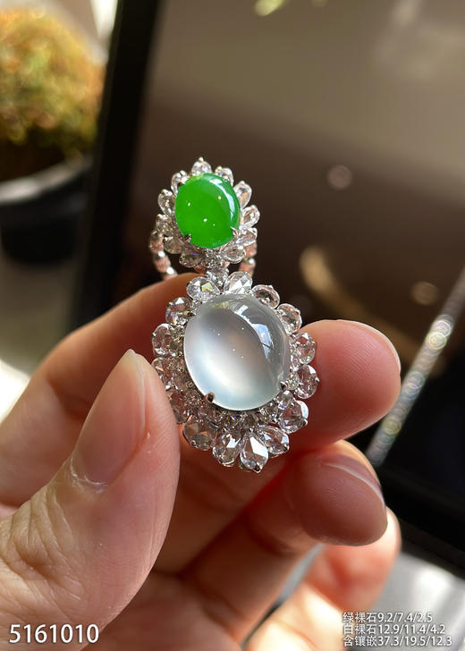 双蛋面吊坠。 99999【5161010】 商品图3