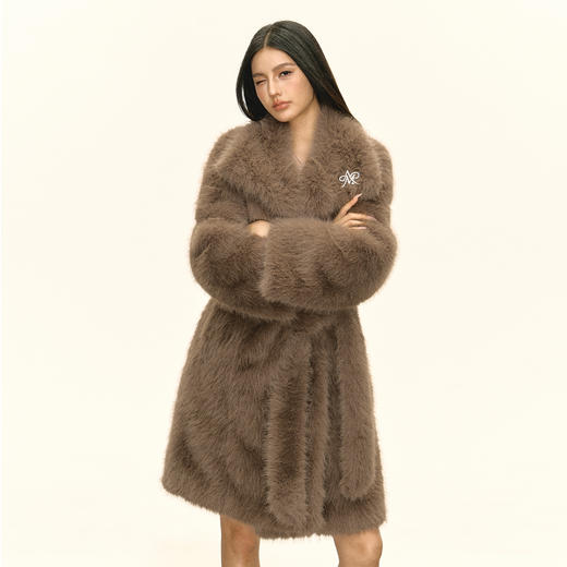 Ariseism 美式复古大衣女秋季新款上衣 商品图2