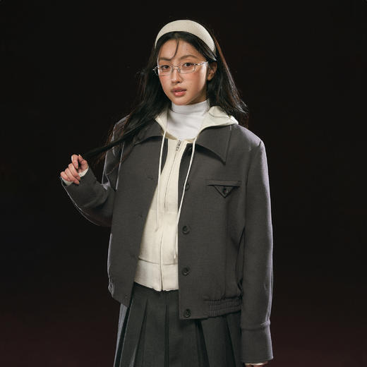 Ariseism 美式复古短外套女秋季新款上衣 商品图0