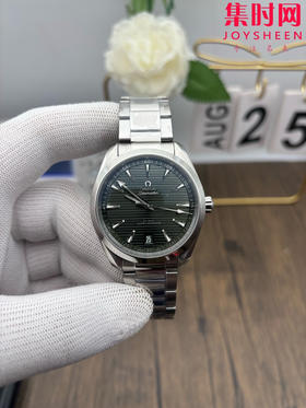 欧米茄VS海马150米系列 柚木绿 6点位日历 Aqua Terra 150米腕表 8900一体机 男士腕表 表径41mm