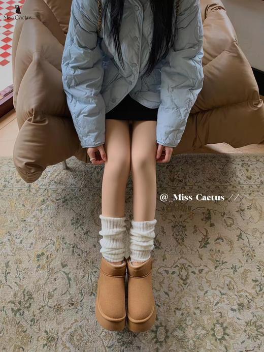 【YW】无忧购【甄选】可替换丝袜保暖光腿神器打底裤黑丝自然白皙肤色（截单后3-5天发货) 商品图5