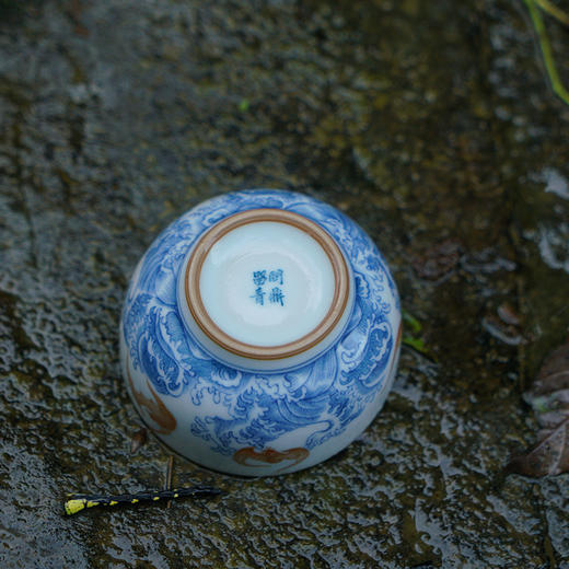 问鼎留青/月白/精工款/听泉杯小(鸿福齐天） 商品图2