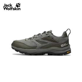 【云粉节】【6折】6楼JACKWOLFSKIN狼爪25年CYROX户外情侣款男款低帮防水透汽徒步鞋4064281-5719吊牌价1399折后839