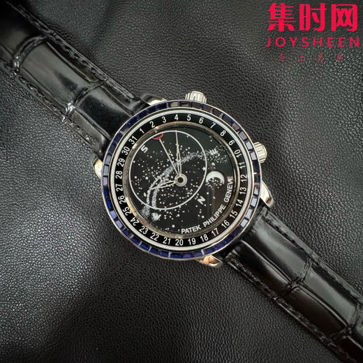 新品上市 匠心打造 百达翡丽PP-3K超级复杂功能时计6104G系列 改装定制宝石款 男士腕表 日内瓦苍穹系列，你可曾想象把星空佩戴在手腕上吗？ 商品图2