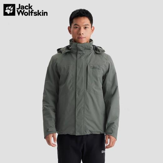 【云粉节】【6折】6楼JACKWOLFSKIN狼爪ROBUST男士防水软壳三合一冲锋衣5122271-6945吊牌价2899折后价1739 商品图0