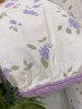 松植屋春秋女款全棉水洗长袖睡衣套装圆领小碎花双层纱家居服 商品缩略图3