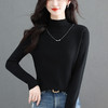 CC 28-1612小衫气质毛衣轻奢减龄半高领打底衫 商品缩略图1