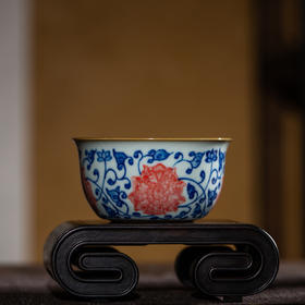 问鼎留青/天青/鸡缸杯（莲相）