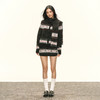 Ariseism 美式复古炭黑色雪饼毛针织套装女秋季新款 商品缩略图2