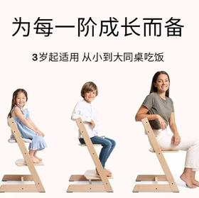 【成长型】stokke/TrippTrapp成长椅单椅儿童宝宝可调节实木餐椅（需要5次以上 3个月以上老客截图）