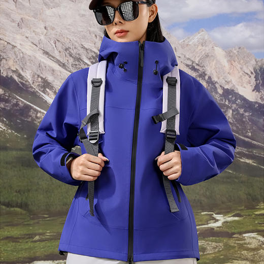 热卖中！！【鸟家同厂】Fun Fun Beauty 空山雨新国标一级情侣款七防冲锋衣MY2562（执行标准：GB/T32614-2023 I 级） 商品图2