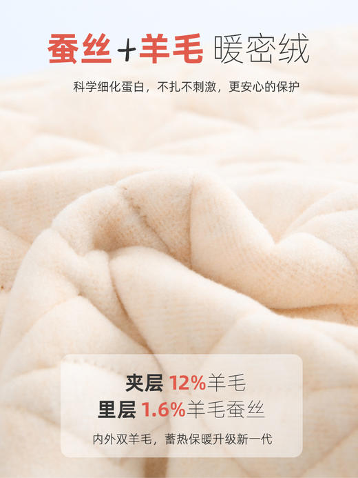 【新升级一代！600克加厚款！蚕丝&羊毛！】儿童羊毛马甲 男童德绒保暖加厚宝宝坎肩 女童加厚夹棉背 心护肚马夹 商品图2