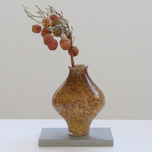 现代简约渐变纹花瓶仿真花摆件家居样板房客厅玄关台面郁金香装饰 商品图7