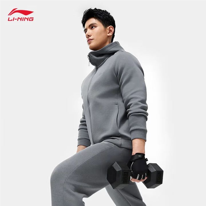 李宁男子春季运动开衫外套AWDU127-5