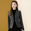 「自」全新升级【铂金会员220/天猫289/差价69】(05617)洛诗琳时尚纯色毛呢西装外套女2025秋冬新款小个子通勤百搭显瘦西服 商品缩略图0
