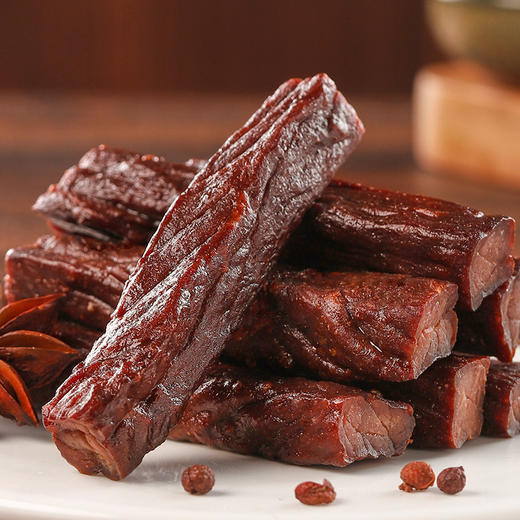 蒙都风干牛肉块500克、七成干风干牛肉400克 商品图7