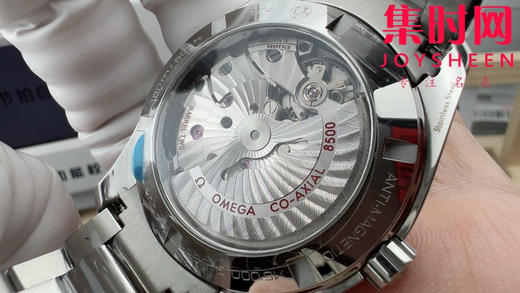 欧米茄VS海马150米系列 黑色盘 3点位日历 Aqua Terra 150米腕表 8500一体机 男士腕表 表径41.5mm 商品图5