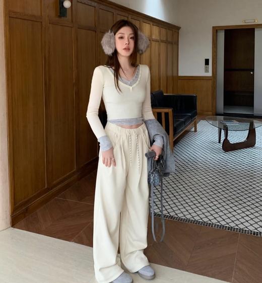 老米优品🎈3天左右发！松弛感穿搭少不了~~！《宽松版型弯刀山本裤》显瘦，慵懒，百搭！不挑身材穿搭~ 商品图2