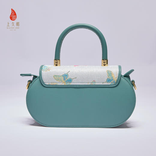 新中式国风宋锦腋下包 手提包 晴春蝶戏拎包BWS25A0401 商品图6