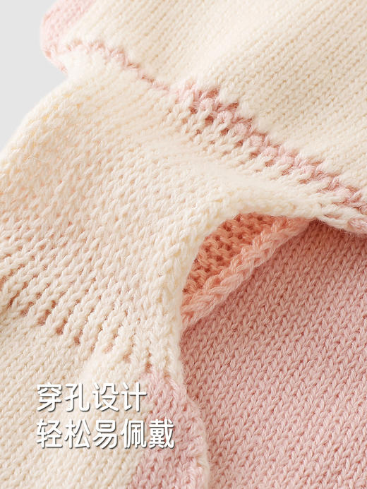 英氏女童围巾儿童可爱甜美冬季柔软舒适新款保暖围脖YRPLJ4R014A 商品图3