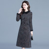 QYM 792080-Y厚款仿貂绒连衣裙妈妈装中长款弹力休闲裙 商品缩略图1
