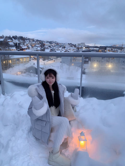 金蘑菇菇   棉花小奶糖 /  90白鸭绒羽绒服狐狸毛毛领 商品图6
