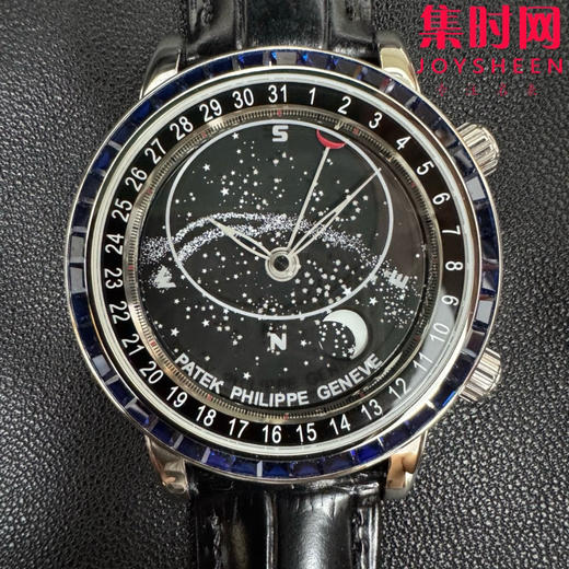 新品上市 匠心打造 百达翡丽PP-3K超级复杂功能时计6104G系列 改装定制宝石款 男士腕表 日内瓦苍穹系列，你可曾想象把星空佩戴在手腕上吗？ 商品图0
