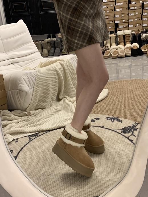 【女款】河南桑坡雪地靴卷毛机车靴 雪地靴羊皮毛一体35-40码 商品图4