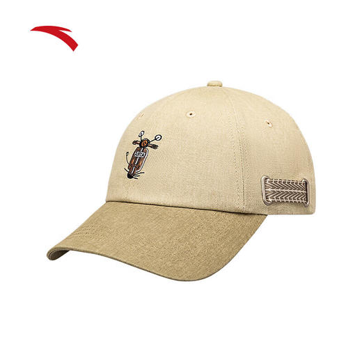 安踏（ANTA）运动男女同款棒球帽夏季百搭休闲潮流遮阳鸭舌防晒帽192538252 梦幻棕-4 商品图0