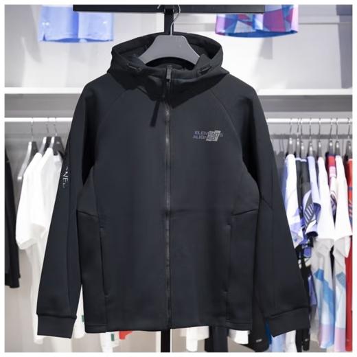 李宁男子开衫连帽健身外套AWDU181-1 商品图1