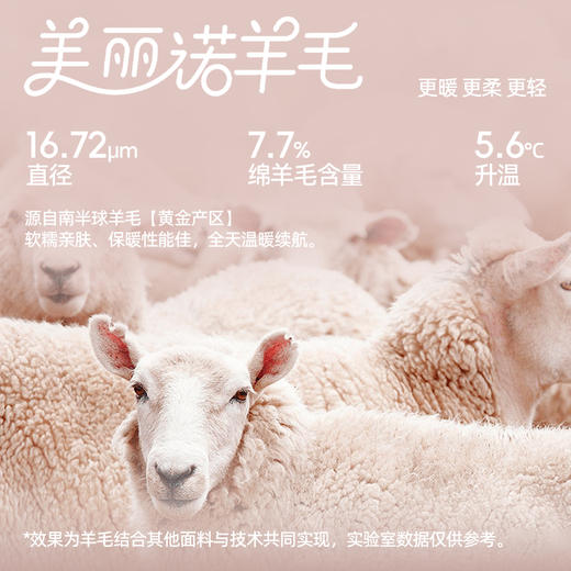 好奇蜜斯羊毛保暖裤女发热抗静电5A抗菌加绒加厚秋冬秋裤内穿无痕  罗温、优衣 商品图1