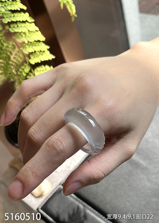 玻璃种扳指【5160510】圈口22.0~具体价格微信咨询 商品图4